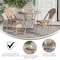 Flash Furniture Lourdes French Bistro 31.5in. Tbl, Natural/Wht PE Rattan, Glss Top w/2 Stck Chairs - Light Natural SDA-AD641012-80-2001-F-NATWH-LTNAT-GG - alternate 8